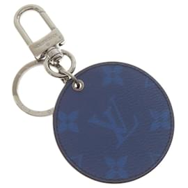 Louis Vuitton-Louis Vuitton MP1962 Portocle Split Bag Charm Keychain-Black,Silvery,Blue