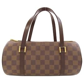 Louis Vuitton-Louis Vuitton N51304 Papillon PM Handbag-Brown,Damier ebene