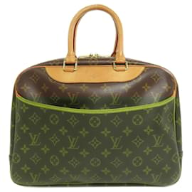 Louis Vuitton-Louis Vuitton M47270 Deauville Handbag-Brown,Monogram