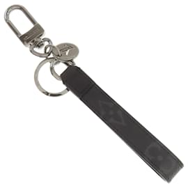 Louis Vuitton-Louis Vuitton Monogram Eclipse Keyring-Black