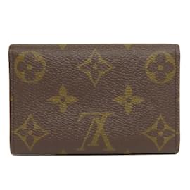 Louis Vuitton-Louis Vuitton Monogram Canvas Keycase-Brown,Monogram