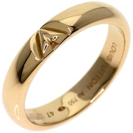 Louis Vuitton-Louis Vuitton Alliance LV Volt Multi #47 Ring-Golden
