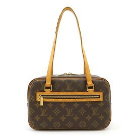 Bolso de Hombro Monogram Cite MM Louis Vuitton Castaño