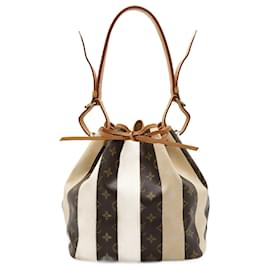 Louis Vuitton-Louis Vuitton Monogram Rayeur Petit Noe Shoulder Bag-Brown,Beige