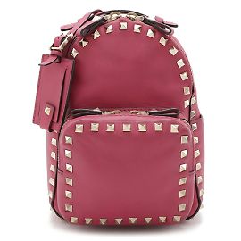 Mochila de couro Rockstud Mini da Valentino Garavani Outro