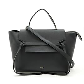 Céline-Celine Belt Bag Mini Handbag-Black