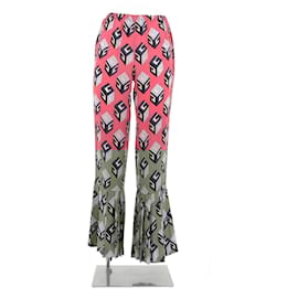 Gucci-GUCCI Trousers T.IT 38 Silk-Pink