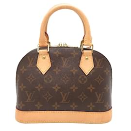 Louis Vuitton-Louis Vuitton Alma BB Women's Handbag-Brown
