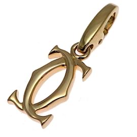 Cartier-Cartier 2C Charm Pendant in 18K Yellow Gold-Other