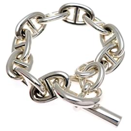 Hermès-Hermes SV925 Chaine d'Ancre TGM Charm Bracelet-Other