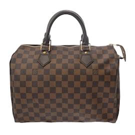 Louis Vuitton-Louis Vuitton Damier Speedy 30 Handbag-Brown