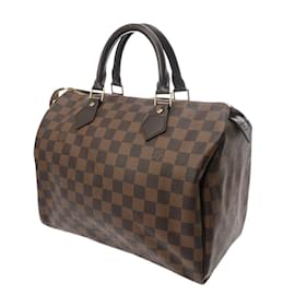 Louis Vuitton-Louis Vuitton Damier Speedy 30 Handbag-Brown