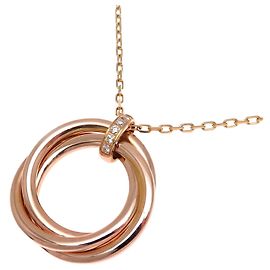 Collana da donna Cartier Diamond Trinity in oro rosa 18K Altro