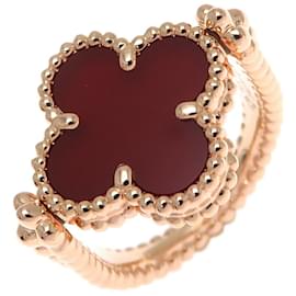 Van Cleef & Arpels-Van Cleef & Arpels Alhambra Reversible Carnelian Ring-Other