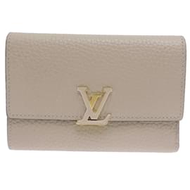 Louis Vuitton-Louis Vuitton Portefeuille Capucines Compact Bi-fold Wallet-Brown,Other