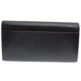 Louis Vuitton-Louis Vuitton Portefeuille Sarah Long Wallet-Black,Pink
