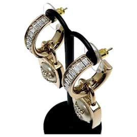 Chanel-Chanel Coco Mark Swing Drop Icon Women's Earrings-Other