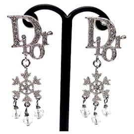 Christian Dior-Christian Dior Rhinestone Stud Earrings-Other