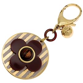Louis Vuitton-Louis Vuitton Bijoux Sac Monogram Rayure Women's Keychain-Purple