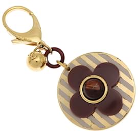 Louis Vuitton-Louis Vuitton Bijoux Sac Monogram Rayure Women's Keychain-Purple