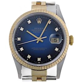 Rolex-Montre pour homme Rolex Datejust 10P Diamant S Series 1993-Autre
