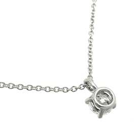 Tiffany & Co-Tiffany 0.40ct Diamond Solitaire Necklace-Other