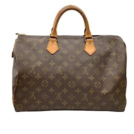 Louis Vuitton-Louis Vuitton Monogram Speedy 35 Bag-Monogram