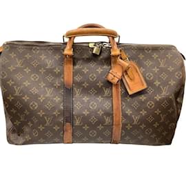 Louis Vuitton-Louis Vuitton Monogram Boston Keepall 50 Bag-Monogram