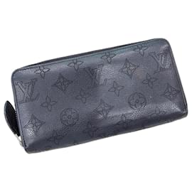 Louis Vuitton-Louis Vuitton Monogram Mahina Zippy Wallet-Black