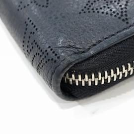 Louis Vuitton-Louis Vuitton Monogram Mahina Zippy Wallet-Black