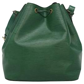 Louis Vuitton-LOUIS VUITTON Epi Petit Noe Shoulder Bag Green M44104 LV Auth MX179-Green