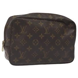 LOUIS VUITTON Monogram Trousse Toilette 23 Borsa Clutch M47524 LV Auth ep8488 Monogramma