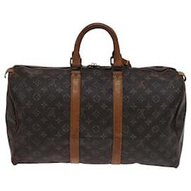 Louis Vuitton-LOUIS VUITTON Monogram Keepall 45 Boston Bag M41428 LV Auth 116645-Monogram