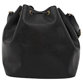 Louis Vuitton-LOUIS VUITTON Epi Petit Noe Shoulder Bag Black M44102 LV Auth yk17729-Black