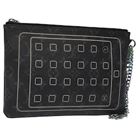 LOUIS VUITTON Monogram Eclipse Fragment iPhone Case M64449 LV Auth KD248 Monogram