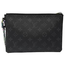 Louis Vuitton-LOUIS VUITTON Monogram Eclipse Fragment iPhone Case M64449 LV Auth KD248-Monogram