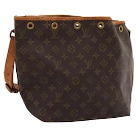 Louis Vuitton-LOUIS VUITTON Monogram Petit Noe Shoulder Bag M42226 LV Auth 116890-Monogram