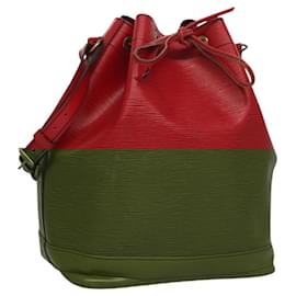 Louis Vuitton-LOUIS VUITTON Epi Noe Shoulder Bag Vintage Red M44007 LV Auth BD1758-Red