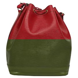 Louis Vuitton-LOUIS VUITTON Epi Noe Shoulder Bag Vintage Red M44007 LV Auth BD1758-Red