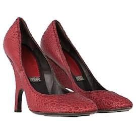 Gianfranco Ferré-Gianfranco Ferré Red Leather Pumps - 2000s-Red