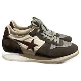 Golden Goose-GOLDEN GOOSE Trainers T.EU 38 Leather-Grey