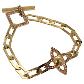 Louis Vuitton-LOUIS VUITTON Bracelet Collier Power Bracelet metal Gold M66091 LV Auth 116066-Golden