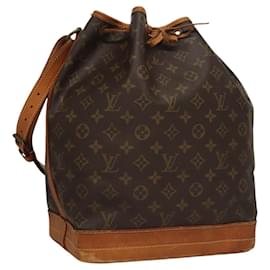 Louis Vuitton-LOUIS VUITTON Monogram Noe Shoulder Bag M42224 LV Auth BD1642-Monogram
