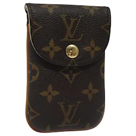 Louis Vuitton-LOUIS VUITTON Monogram EtuiTelephonne MM Cell Phone Case M66546 LV Auth BD1724-Monogram