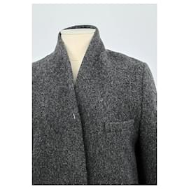 Isabel Marant-Wool coat-Grey