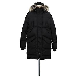 Yves Salomon Black down jacket Black