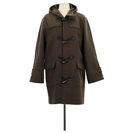 Barbara Bui Khaki wool duffle coat Khaki