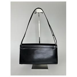Givenchy-Vintage Givenchy Patent Leather 4G Bag Black-Black