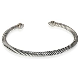 David Yurman-David Yurman Rose Gold & Sterling Silver Morganite Cable Classic Bracelet-Other