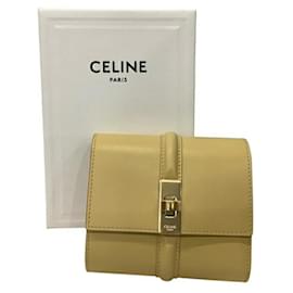 Céline-Celine Small Trifold Wallet-Yellow